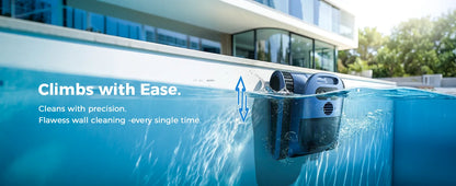 (Version 2026) Aspirateur robotisé pour piscine Seauto Crab Pro, robot grimpeur de murs, adapté aux murs et sols de 2000 pieds carrés