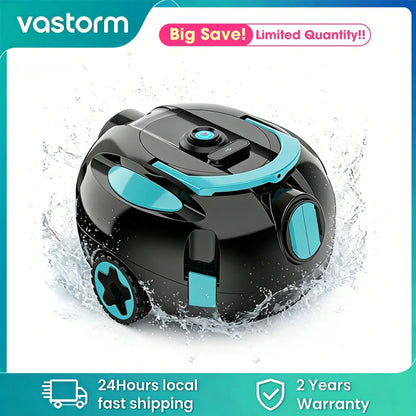 Nettoyeur de piscine robotisé sans fil H1, aspirateur automatique rechargeable, autonomie de 120 minutes, stationnement automatique, filtre de 180 μm pour le nettoyage du fond de piscine