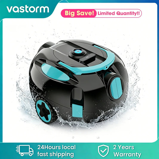 Nettoyeur de piscine robotisé sans fil H1, aspirateur automatique rechargeable, autonomie de 120 minutes, stationnement automatique, filtre de 180 μm pour le nettoyage du fond de piscine