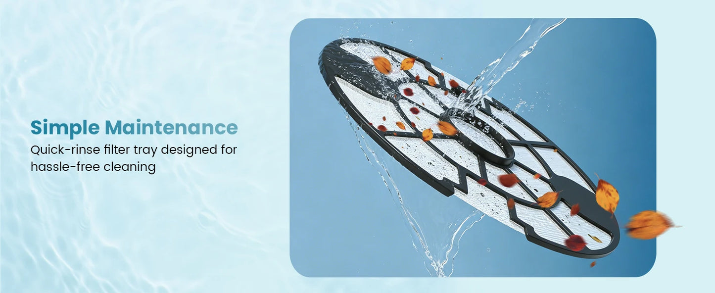 Nettoyeur de piscine robotisé sans fil H1, aspirateur automatique rechargeable, autonomie de 120 minutes, stationnement automatique, filtre de 180 μm pour le nettoyage du fond de piscine