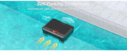 Nettoyeur de piscine robotisé amélioré, aspirateur solaire pour piscine, nettoyeur de surface, option de charge double avec télécommande pour écumeur de piscine