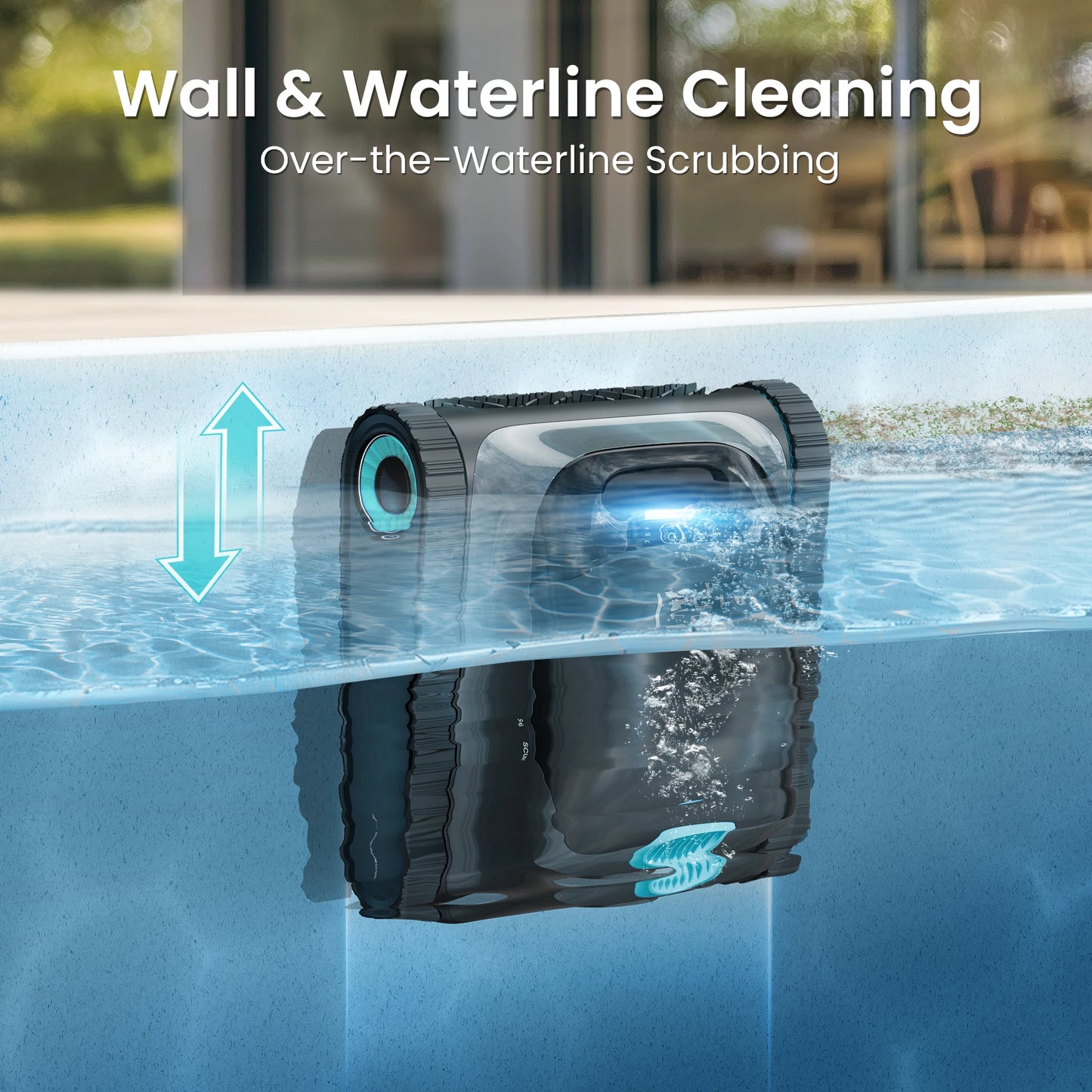 Robot nettoyeur de piscine Aiper Scuba S1 reconditionné 2026 – Nettoyage des murs et des lignes d'eau, autonomie de 270 minutes, prise en charge de l'application, mise à jour OTA