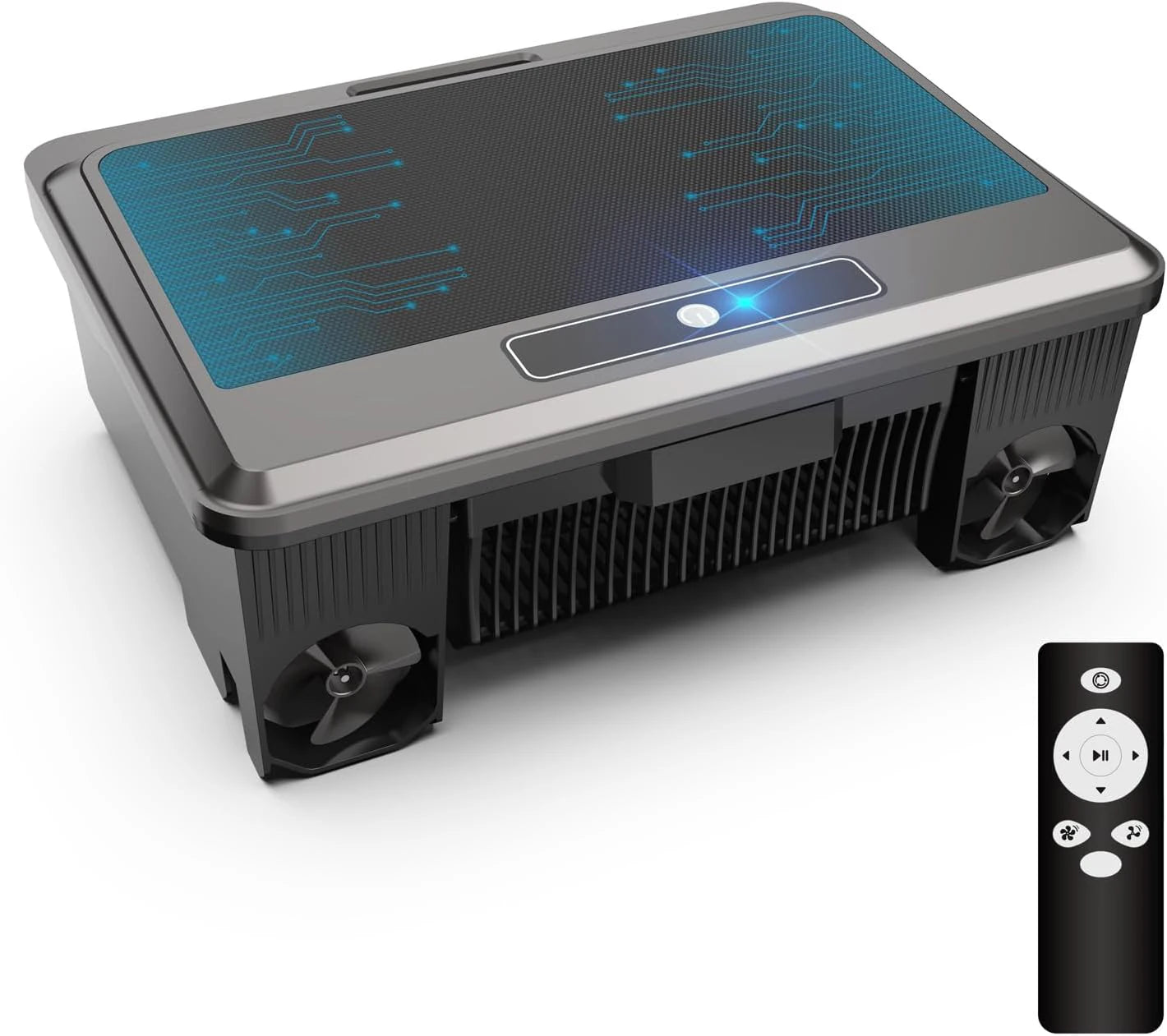 Nettoyeur de piscine robotisé amélioré, aspirateur solaire pour piscine, nettoyeur de surface, option de charge double avec télécommande pour écumeur de piscine