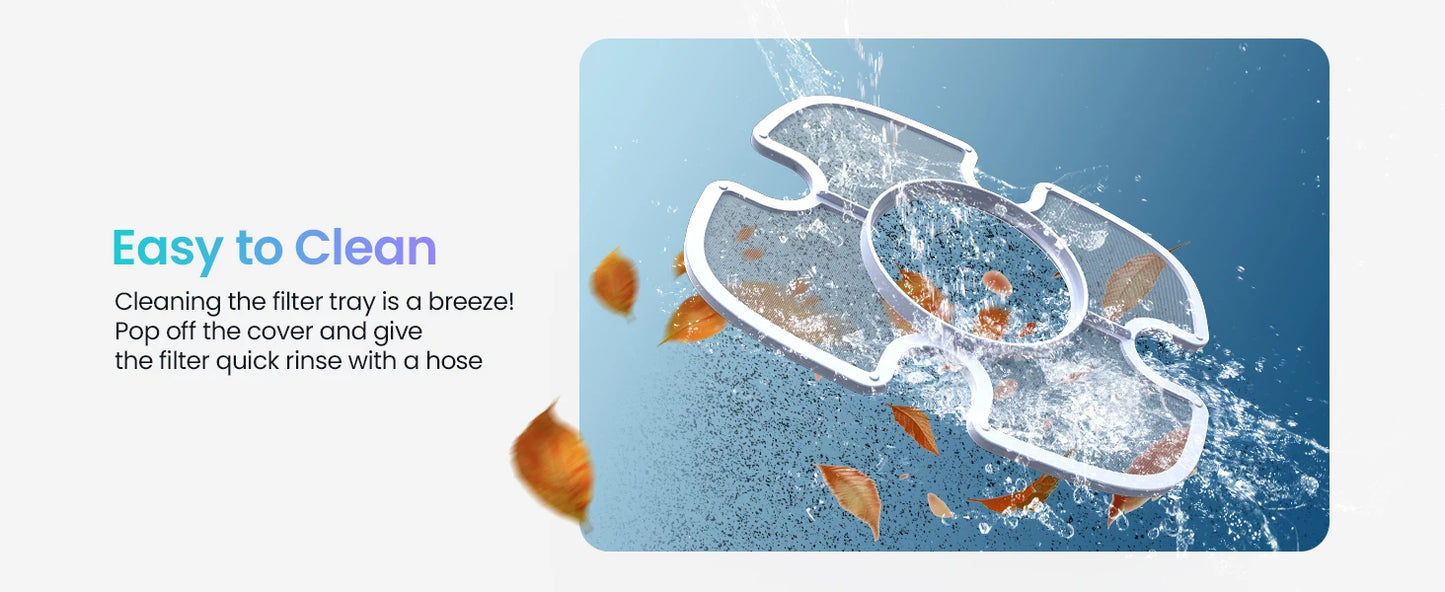 Robot de piscine IPER reconditionné, aspirateur de piscine sans fil, autonomie de 90 minutes, nettoyage automatique avec fonction d'arrêt automatique, nettoyeur de piscine compact et léger, idéal pour les piscines hors so