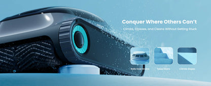 (Mise à niveau 2026) AIPER Scuba S1 Robot de piscine reconditionné pour le sol et les murs, nettoyage de la ligne de flottaison, double filtration, autonomie de 270 minutes, navigation intelligente, contrôle par applicatio