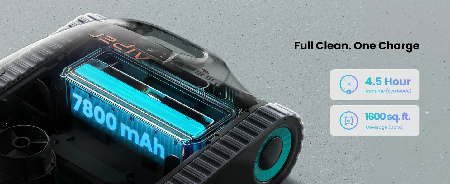 (Mise à niveau 2026) AIPER Scuba S1 Robot de piscine reconditionné pour le sol et les murs, nettoyage de la ligne de flottaison, double filtration, autonomie de 270 minutes, navigation intelligente, contrôle par applicatio