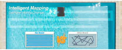 Nettoyeur de piscine robotisé amélioré, aspirateur solaire pour piscine, nettoyeur de surface, option de charge double avec télécommande pour écumeur de piscine