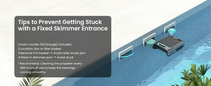 Robot nettoyeur de piscine solaire EcoSurfer S2, nettoyage de surface 24h/24 et 7j/7, filtre 150 µm, robot de piscine à batterie avec contrôle par application, mises à jour OTA, détection intelligente des obstacles, Aipe