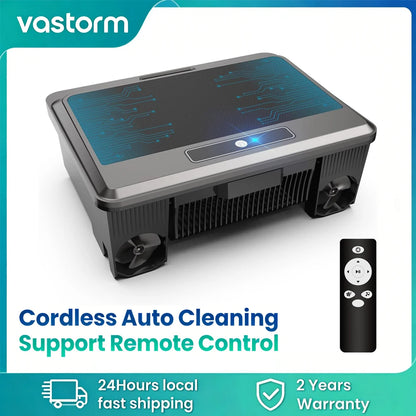 Nettoyeur de piscine robotisé amélioré, aspirateur solaire pour piscine, nettoyeur de surface, option de charge double avec télécommande pour écumeur de piscine
