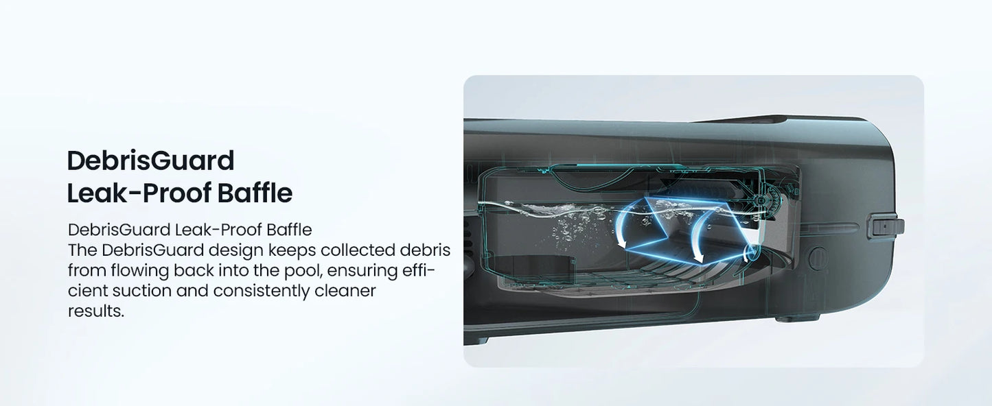 Robot nettoyeur de piscine solaire EcoSurfer S2, nettoyage de surface 24h/24 et 7j/7, filtre 150 µm, robot de piscine à batterie avec contrôle par application, mises à jour OTA, détection intelligente des obstacles, Aipe